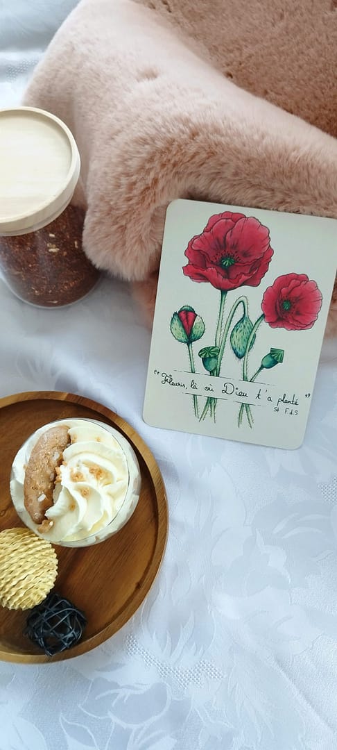 carte remerciement par Aline Richard